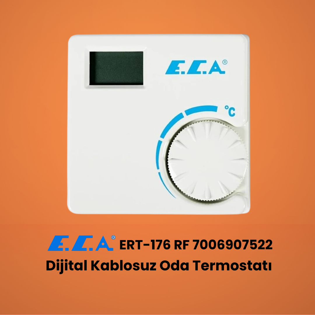 ECA Kablosuz Oda Termostatı - Montaj Dahil